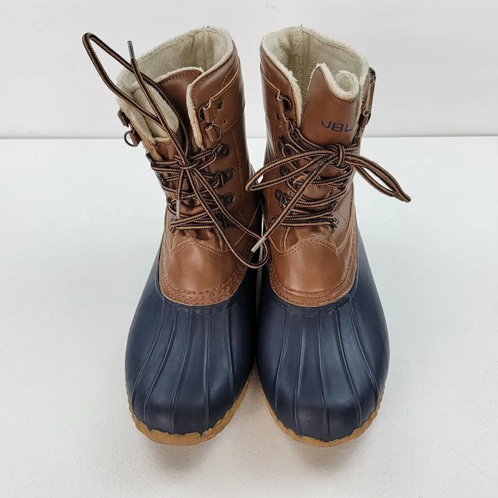 JBU By Jambu Nova Scotia Boots Women 11M Brown And Navy Blue Hunting Rain